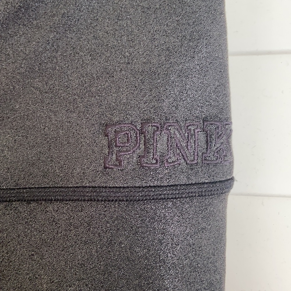Sparkle 3/4 Length PINK Ultimate Leggings - Small